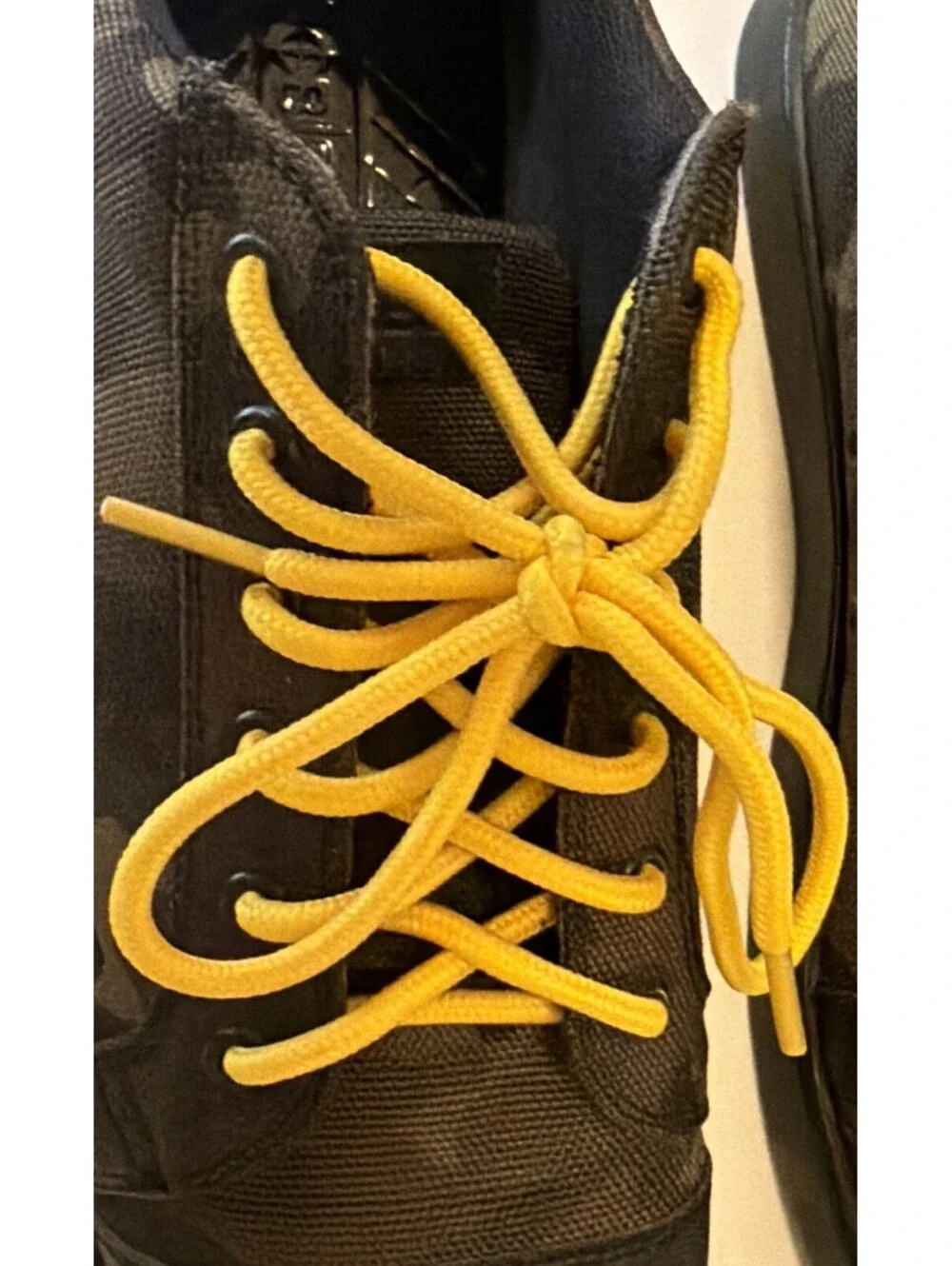 Woobies Mod-1 Jungle Camo Casual Tactical Shoes Yellow Laces Men's Size 12 NWOT